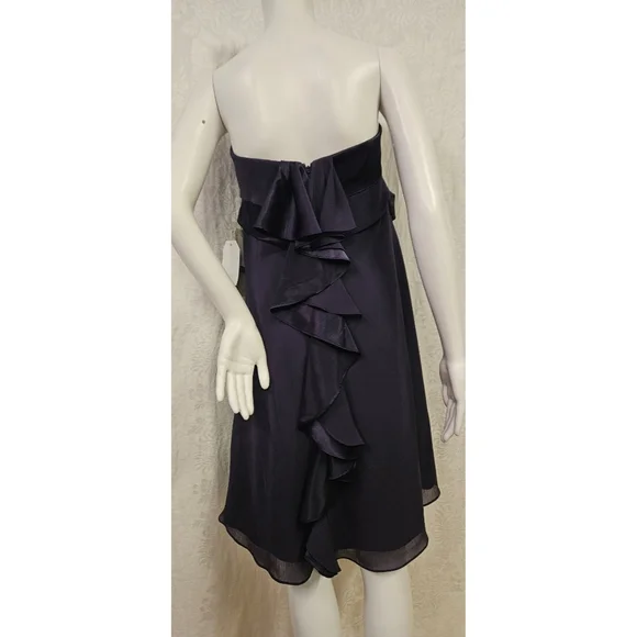 David's Bridal Strapless, Purple/Eggplant Dress, 16, NWT✔️ - Picture 6 of 15